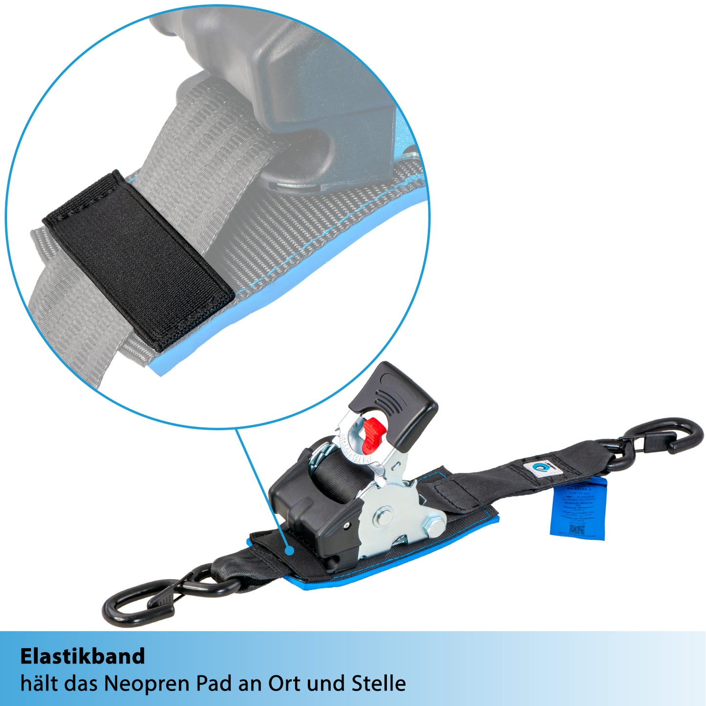 2x Automatik Spanngurt mit Ratsche - 50mm - valonic TANUKI