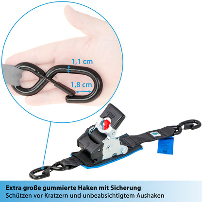 2x Automatik Spanngurt mit Ratsche - 50mm - valonic TANUKI