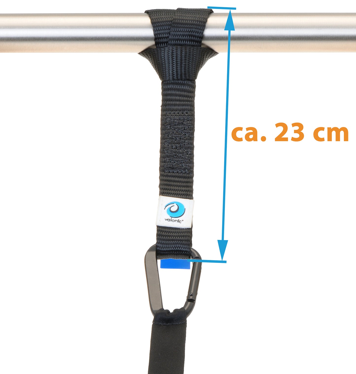 4x Zurrschlaufe für Karabiner & Haken - 30cm - valonic FALCON