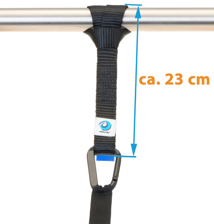 4x Zurrschlaufe für Karabiner & Haken - 30cm - valonic FALCON