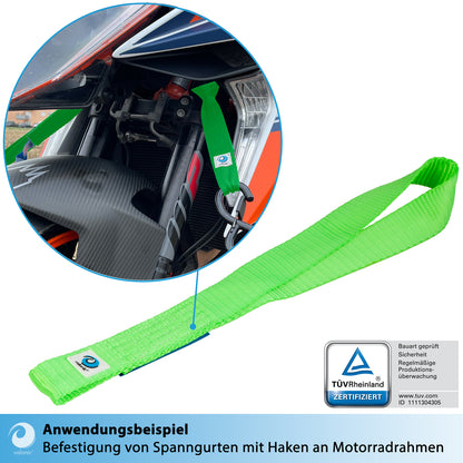 2x Zurrschlaufen für Haken und Schäkel - 45cm - valonic CONDOR