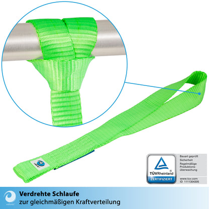 2x Zurrschlaufen für Haken und Schäkel - 45cm - valonic CONDOR