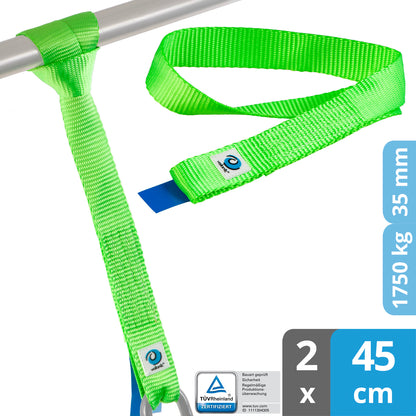 2x Zurrschlaufen für Haken und Schäkel - 45cm - valonic CONDOR