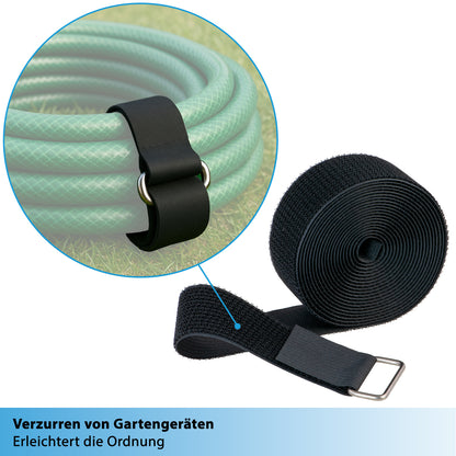 5m Klettband - 50mm - 10 Metallringe, valonic SPARROW