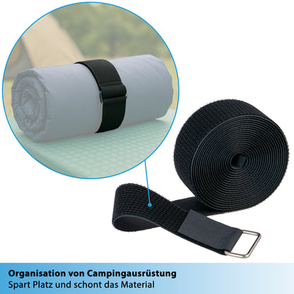 5m Klettband - 50mm - 10 Metallringe, valonic SPARROW