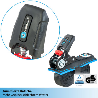 2x Spanngurte mit Ratsche ohne Haken - valonic WOLF