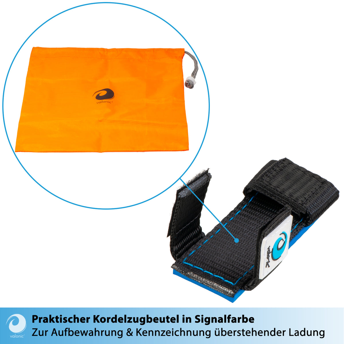 4x Kantenschutz-Pad für Spanngurte bis 30mm - valonic WOMBAT + Beutel