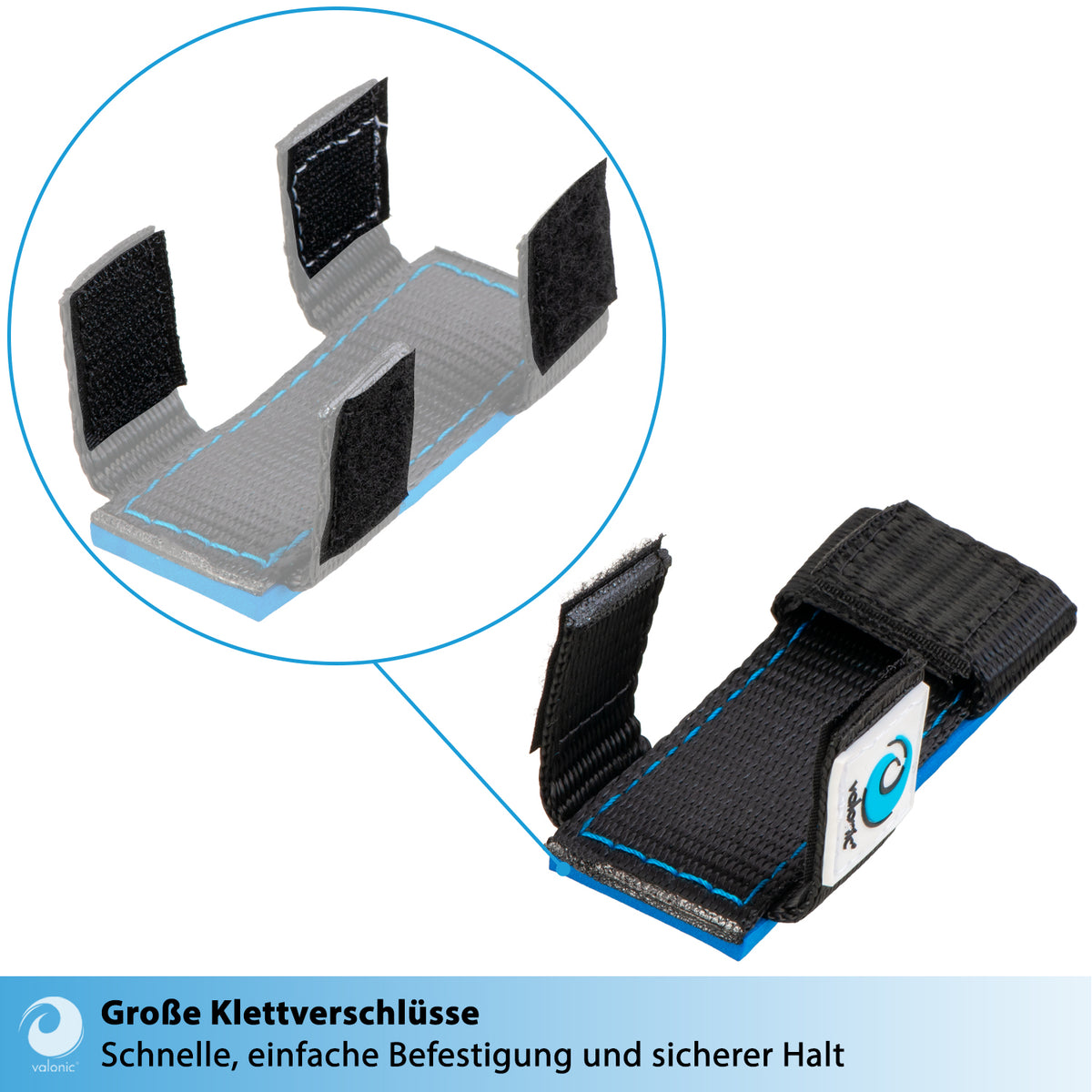 4x Kantenschutz-Pad für Spanngurte bis 30mm - valonic WOMBAT + Beutel